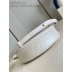 Louis Vuitton LOOP Handbag Ostrich leather N85900 White High