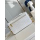 Louis Vuitton POCHETTE MÉTIS EAST WEST Ostrich leather N85902 White High