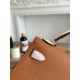 Hermes Kelly Mini II Bag Epsom Leather WAX-Bicolor Gold/Rose Sheherazade/Craie High