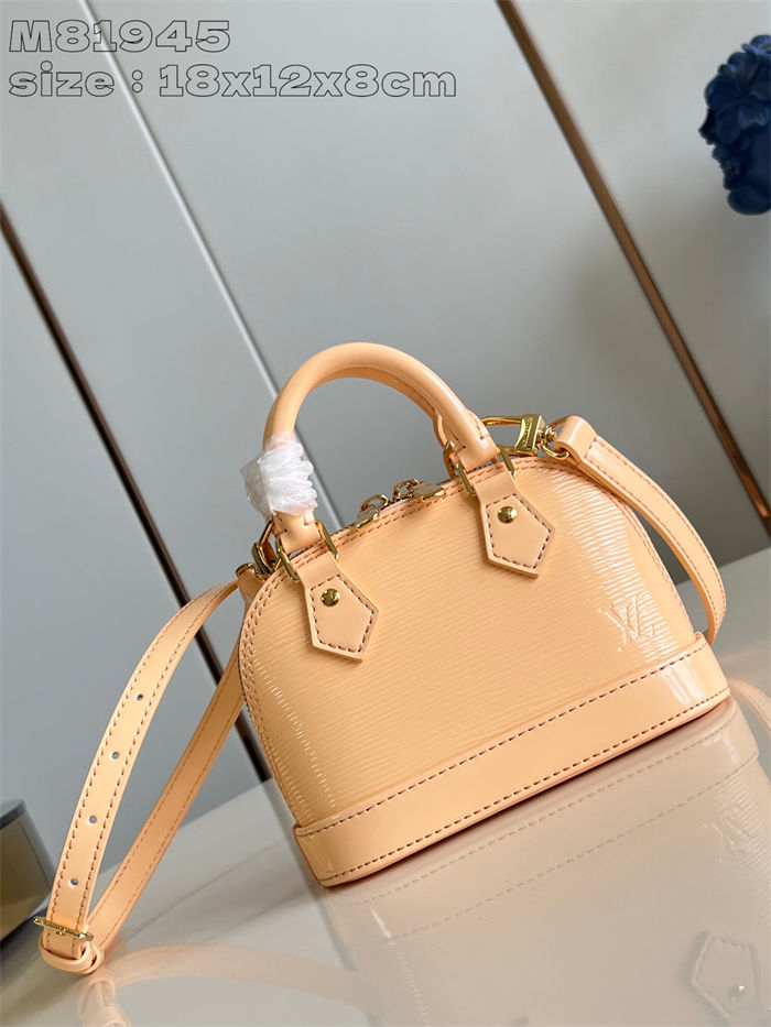 Louis Vuitton Nano Alma Epi Leather M81945 Beige High