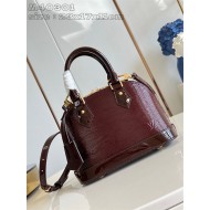 Louis Vuitton Alma BB Bag Epi Leather M40301 Burgundy High