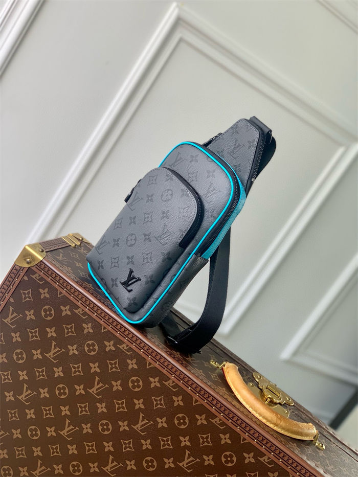 Louis Vuitton Avenue Slingbag PM Monogram Eclipse Reverse coated canvas M11703 High