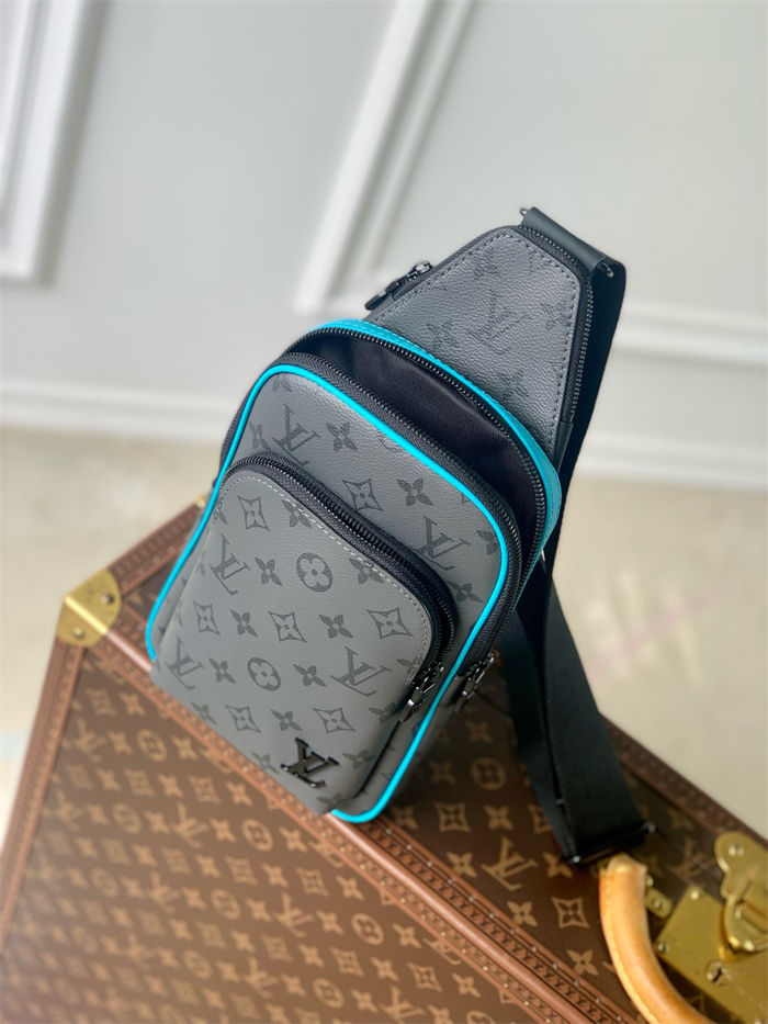 Louis Vuitton Avenue Slingbag PM Monogram Eclipse Reverse coated canvas M11703 High