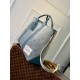 Louis Vuitton Weekend Tote NM Monogram Washed Denim coated canvas M22537 High