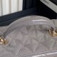 Chanel VANITY WITH CHAIN AP2199 Patent Calfskin Gold-Tone Metal Grey High