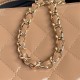 Chanel VANITY WITH CHAIN AP2199 Patent Calfskin Gold-Tone Metal Pink High