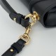 Gucci BLONDIE SMALL TOP HANDLE BAG 815714 Leather Black High