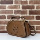 Gucci BLONDIE SMALL TOP HANDLE BAG 815714 Leather Brown High