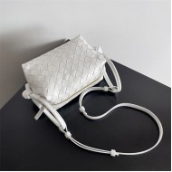 Loop Cross-Body Bag Small White High