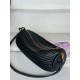 Loewe Bracelet Pouch in pleated nappa Black High