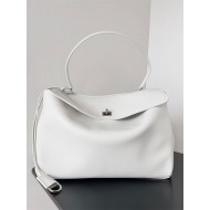 WOMEN'S RODEO LARGE HANDBAG smooth calfskin White High