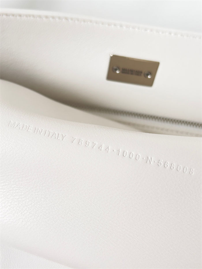 WOMEN'S RODEO LARGE HANDBAG smooth calfskin White High