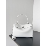 WOMEN'S RODEO SMALL HANDBAG smooth calfskin White High