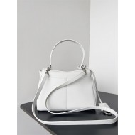 WOMEN'S RODEO SMALL HANDBAG smooth calfskin White High