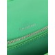 WOMEN'S CRUSH SMALL CHAIN BAG QUILTED crushed calfskin Green High