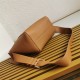 Prada Leather shoulder bag 2VH178 Caramel High