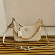 Prada Re-Edition Leather mini bag 1BC204 White High