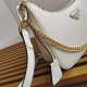 Prada Re-Edition Leather mini bag 1BC204 White High