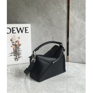 Small Puzzle bag in classic calfskin Black High