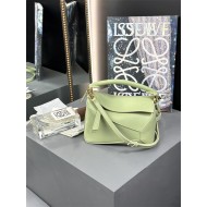 Mini Puzzle bag in classic calfskin Light Pear High