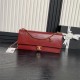 Chanel MAXI CLUTCH BAG AS5182 Grained Shiny Calfskin & Gold-Tone Metal Burgundy High