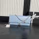 Chanel MAXI CLUTCH BAG AS5182 Grained Shiny Calfskin & Gold-Tone Metal Blue High