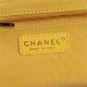 VANITY CASE AS5222 Shiny Crumpled Lambskin & Gold-Tone Metal Yellow High