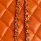 Chanel SMALL BOX BAG AS5167 Lambskin & Gold Metal Orange High