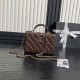 Chanel SMALL BOX BAG AS5167 Lambskin & Gold Metal Brown High