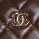 Chanel SMALL BOX BAG AS5167 Lambskin & Gold Metal Brown High