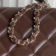 Chanel BOX BAG AS5168 Lambskin & Gold Metal Brown High