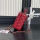 Chanel BOX BAG AS5168 Lambskin & Gold Metal Burgundy High