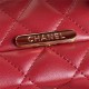 Chanel BOX BAG AS5168 Lambskin & Gold Metal Burgundy High