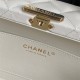 Chanel BOX BAG AS5168 Lambskin & Gold Metal White High