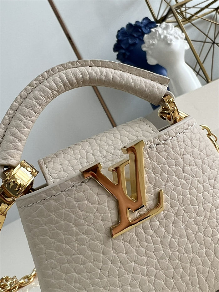 Louis Vuitton Micro Bag Capucines Taurillon Leather M02132 High