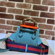 Gucci Diana mini tote bag 702732 Sky Blue High