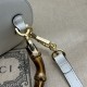 Gucci MINI BAMBOO SHOULDER BAG 760200 White High