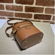 Gucci MINI BAMBOO SHOULDER BAG 760200 Brown High