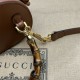 Gucci MINI BAMBOO SHOULDER BAG 760200 Brown High