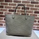 OPHIDIA LARGE TOTE BAG 726755 jumbo GG leather Grey High