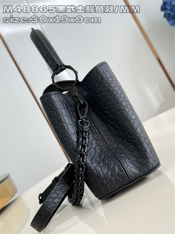 Louis Vuitton Capucines East-West MM Crocodile M48865 High