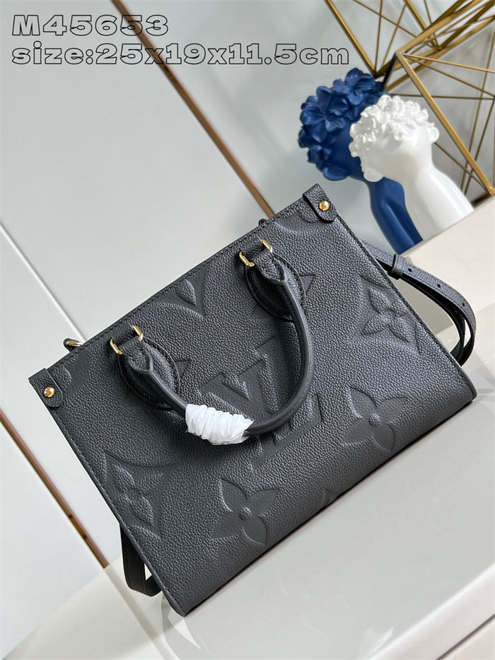 Louis Vuitton ONTHEGO PM Monogram Empreinte Pewter M45653 High