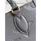 Louis Vuitton ONTHEGO PM Monogram Empreinte Pewter M45653 High