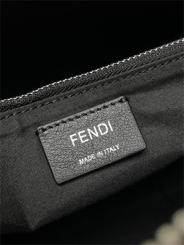 Fendi By The Way Medium Boston bag leather Black High