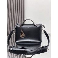 Fendi By The Way Medium Boston bag leather Black High