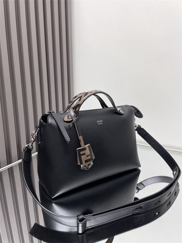 Fendi By The Way Medium Boston bag leather Black High