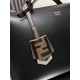 Fendi By The Way Medium Boston bag leather Black High