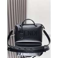 Fendi By The Way Medium Boston bag leather Black High