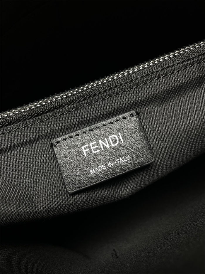 Fendi By The Way Medium Boston bag leather Black High