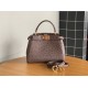 PEEKABOO MINI ostrich leather bag High